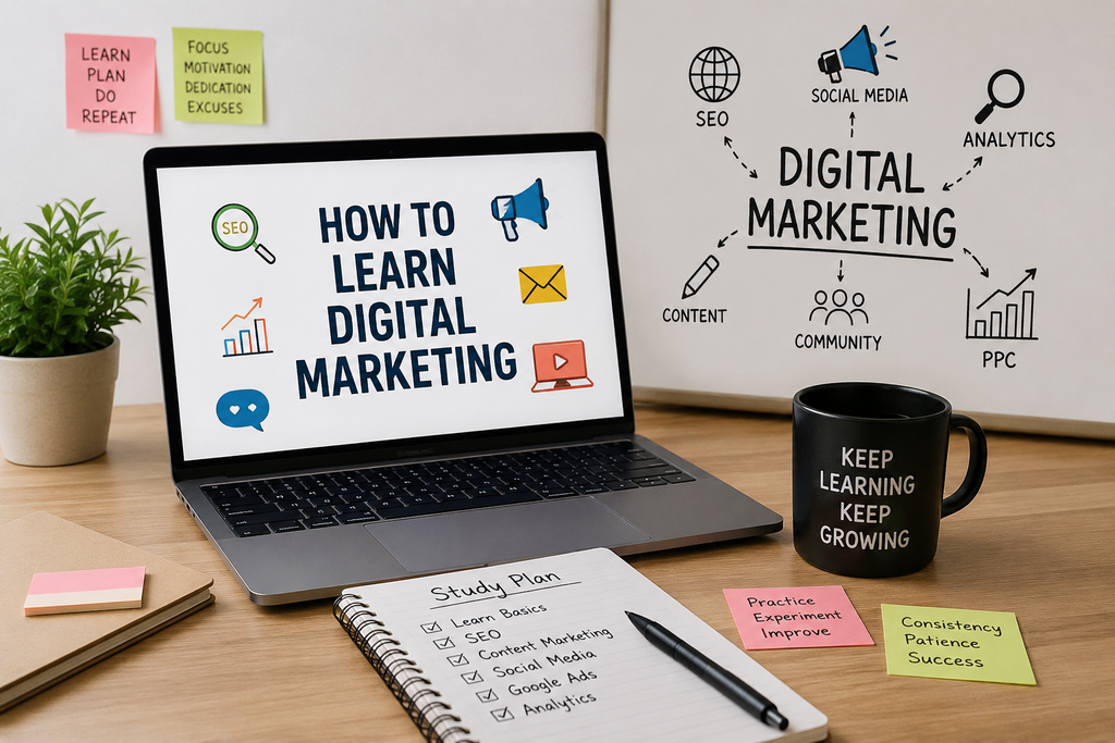 how to learn digital marketing